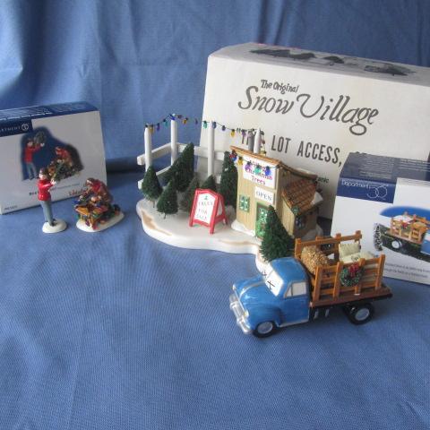 Tree Lot, Decorations, Farmers Flatbed