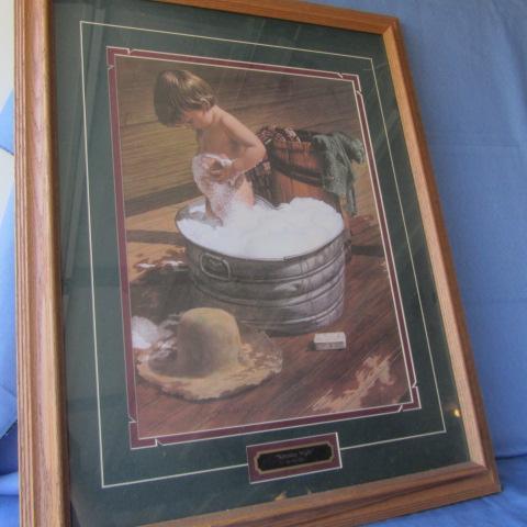 Saturday Night Framed Print