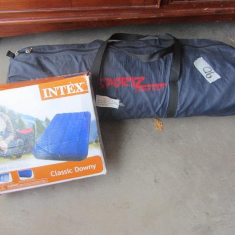 Sportz Truck Tent, Air Mattress