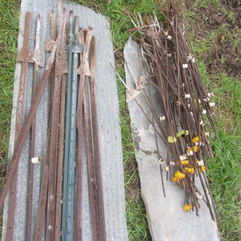 lot 123 image: Electric Fence Posts