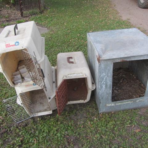 lot 139 image: Three Small Pet Crates