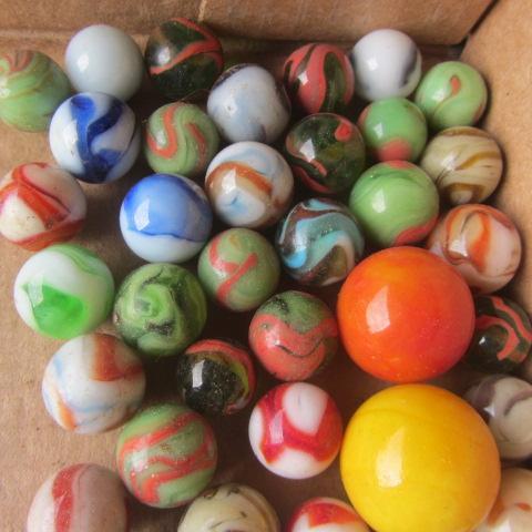 lot 155 image: Vintage Marbles