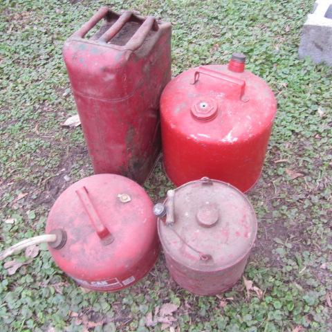 lot 188 image: Metal Gas Cans