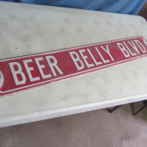 lot 213 image: Beer Belly Blvd Sign