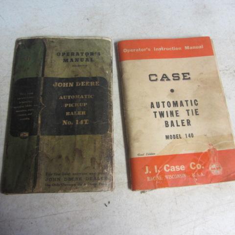 lot 216 image: JD, Case, NI Manuals