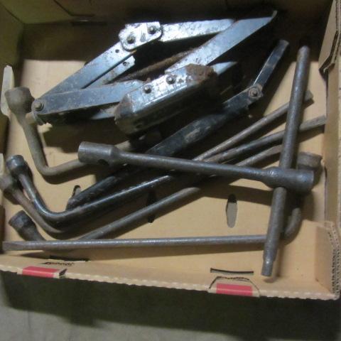 lot 221 image: Tire Irons, Scissor Jack