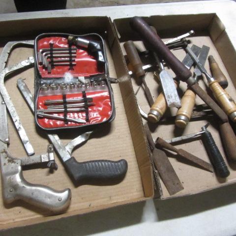 lot 238 image: Wood Chisels, Saws
