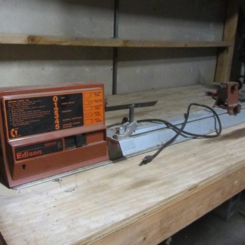 lot 252 image: McGraw Edison Wood Lathe