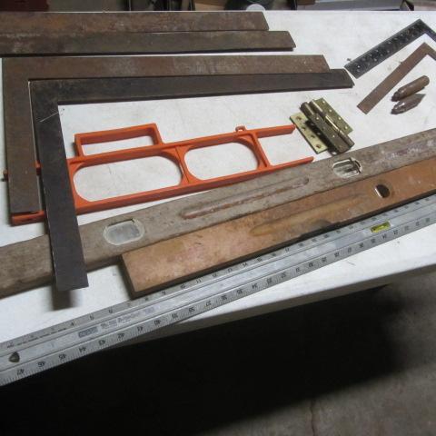 lot 264 image: Level, Squares, Brass Hinges