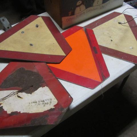 lot 269 image: SMV Signs & Wooden Box