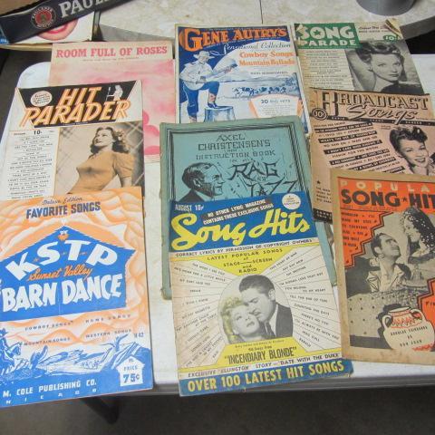 lot 297 image: KSTP, Hits, Gene Autry Books