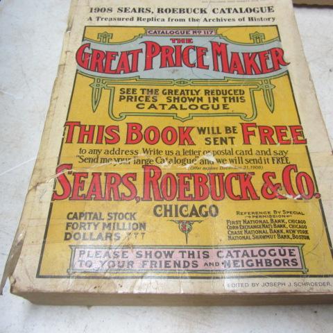 lot 298 image: Reprint 1908 Sears Catalog