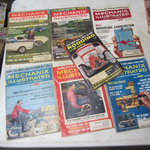 lot 302 image: Mechanix Illustrated & Roddings Magazines