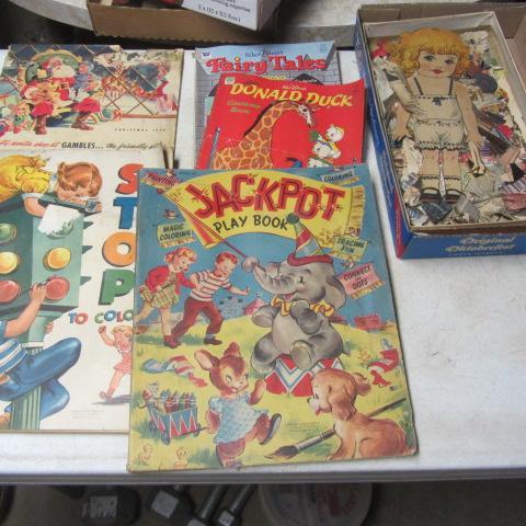 lot 305 image: Paper Dolls, Coloring Books