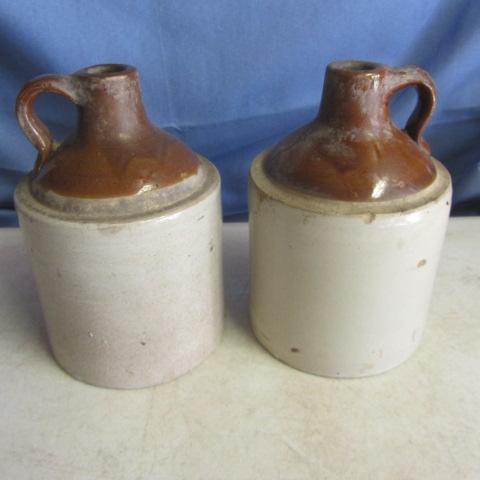 lot 67 image: Brown Top Shoulder Jugs