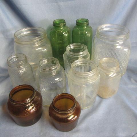lot 68 image: Vintage Juice & Coffee Jars
