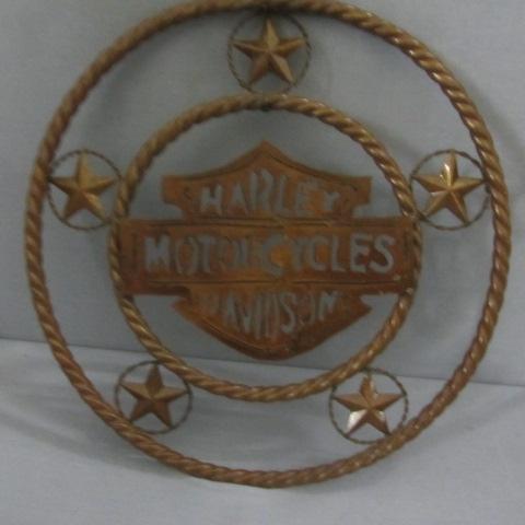lot 10 image: Harley Davidson Metal Sign