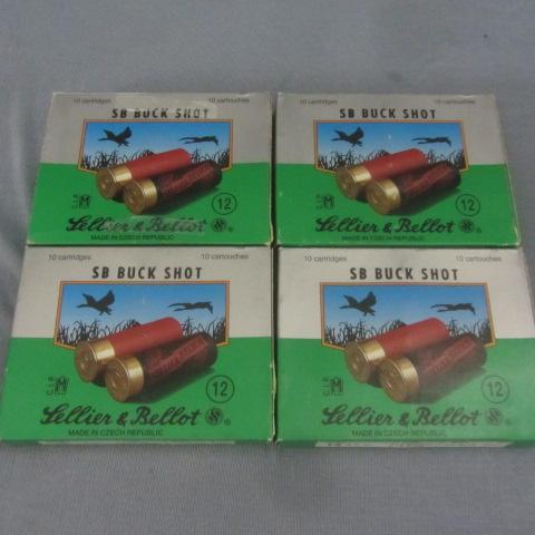 lot 126 image: Boxes 12 Gauge Buckshot