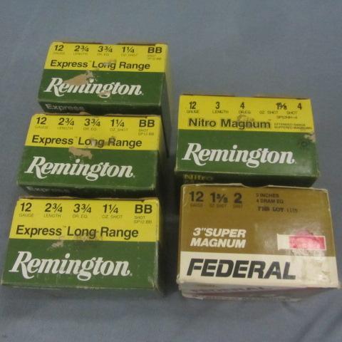 lot 131 image: Remington, Federal Shotgun Shells