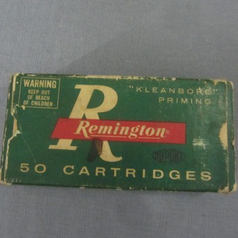 lot 137 image: Remington 45 Cal & Box