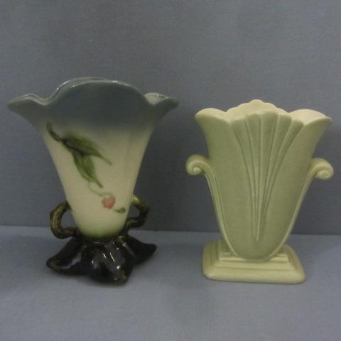 lot 153 image: Hull, Red Wing Vases