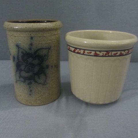 lot 156 image: Red Wing Jar, Spoon Crock