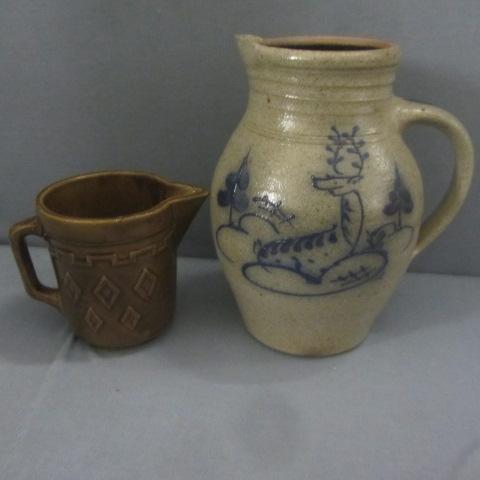 lot 161 image: Salt Glazed Pitcher, Vintage Pitcher