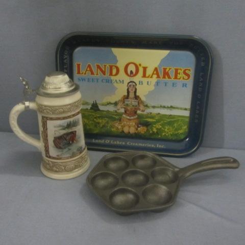 lot 179 image: Aebleskiver, Beer Stein