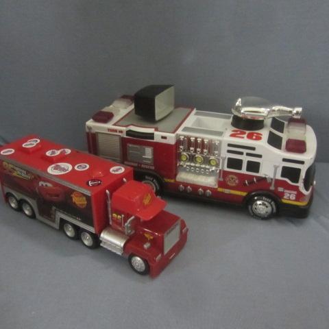 lot 189 image: Fire Engine, Lightening McQueen