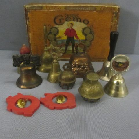 lot 200 image: Bells & Cigar Box