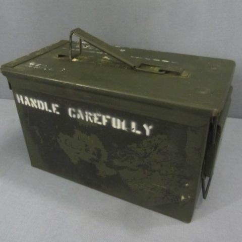 lot 255 image: Metal Ammo Box