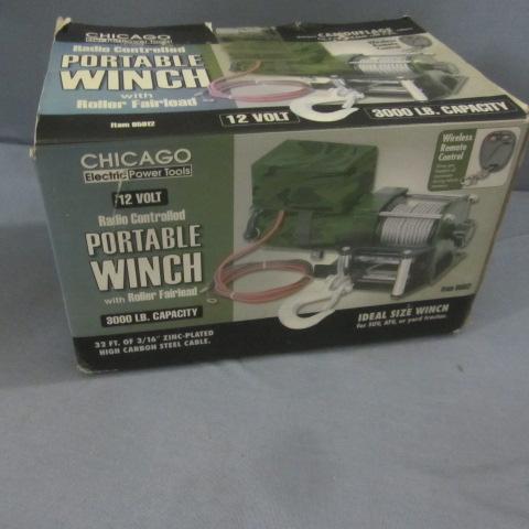 lot 286 image: Chicago 12V Winch