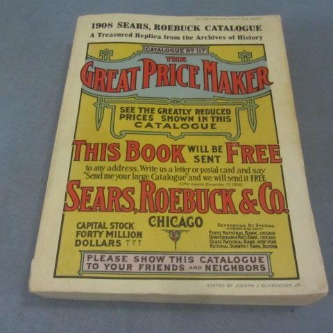 lot 296 image: Replica 1908 Sears Catalog