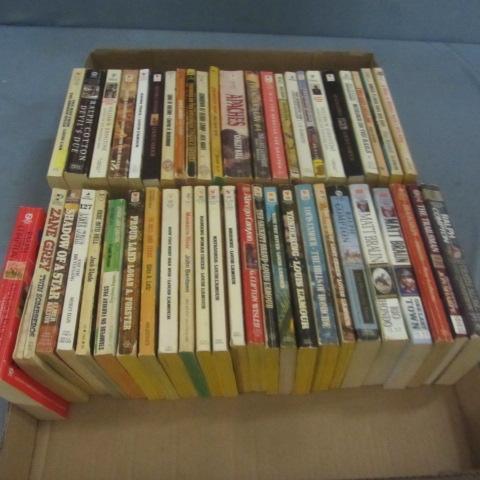 lot 299 image: Western Paperback Books