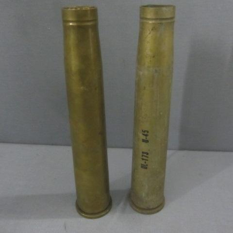 lot 303 image: WWII Brass Shell Casings