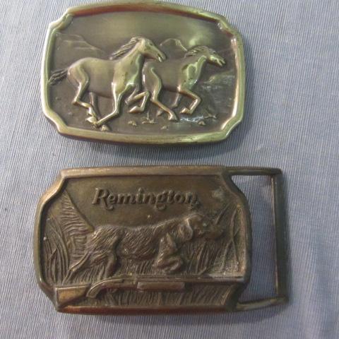 lot 313 image: Remington Firearms & Horse Buckles