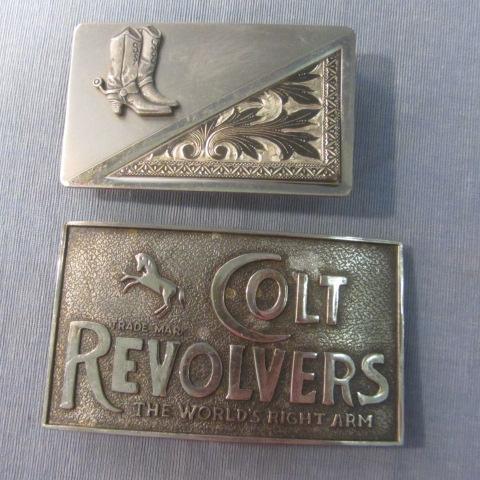 lot 314 image: Colt, Western Belt Buckles