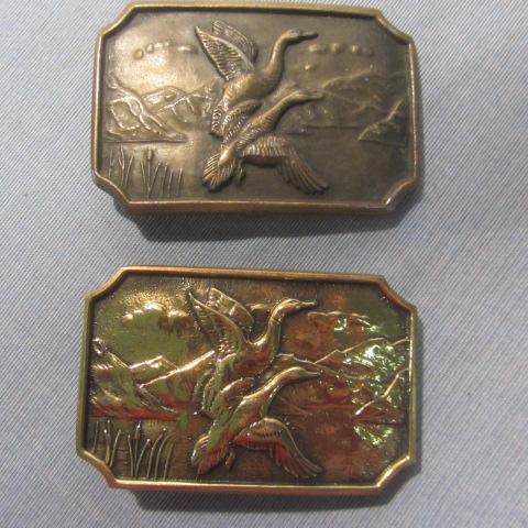 lot 316 image: Mallards Belt Buckles