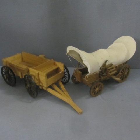 lot 340 image: Vintage Wood Wagons
