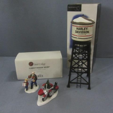 lot 343 image: Dept 56 & Harley Water Tower