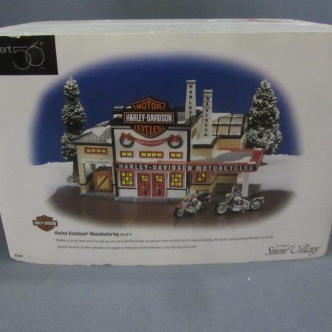 lot 345 image: Dept 56 & Harley Mfg Plant