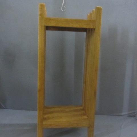 lot 403 image: Oak Plant Stand