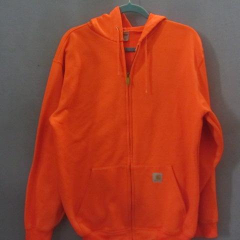 lot 63 image: Carhart Blaze Orange Star Warseatshirt