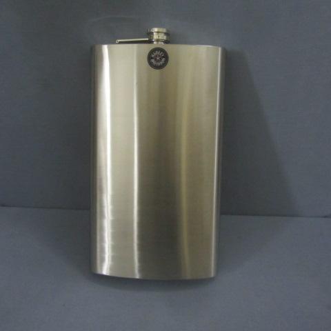 lot 8 image: Stainless Harley Flask