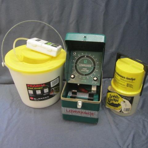 lot 18 image: Fish Locator, Bait Holders
