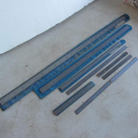 lot 120 image: Fowler Stainless Rulers