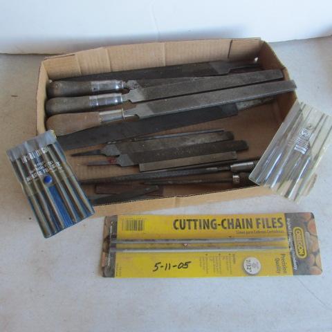 lot 122 image: Files Needle, Chain, Flat & Rat Tail