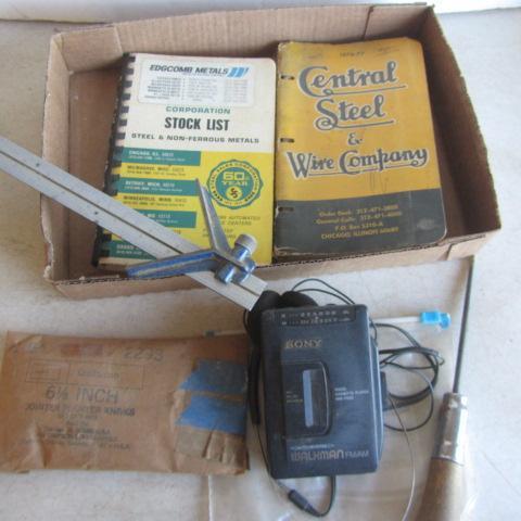 lot 136 image: Starrett Grad, Catalog, Planer Blades