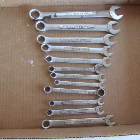 lot 151 image: Craftsman Combination Wrenches