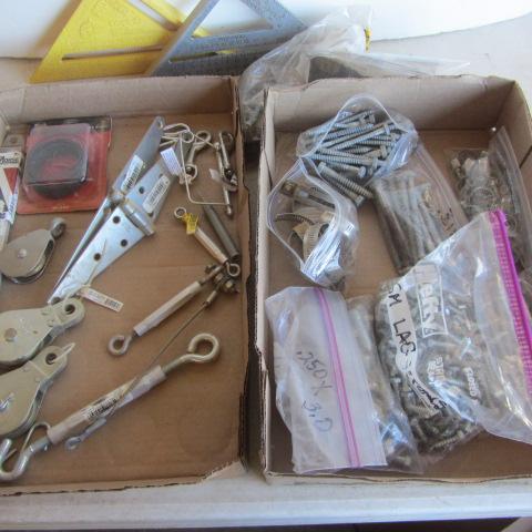 lot 162 image: Speed Squares, Hinges, Clips